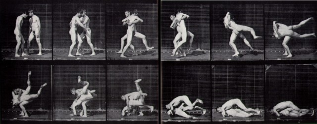 Muybridge - Two Men Wrestling